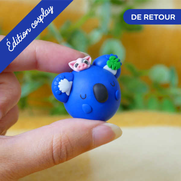 Création Fimo de Kodou le Bleu Lumière