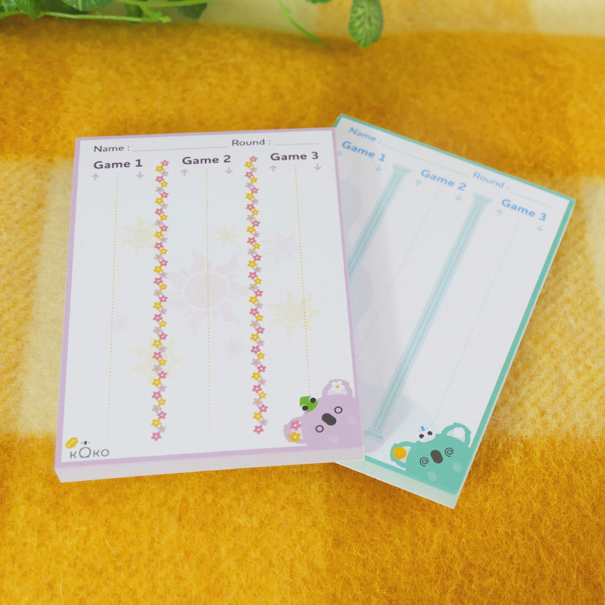 Carnet score Kokomojis Cosplay