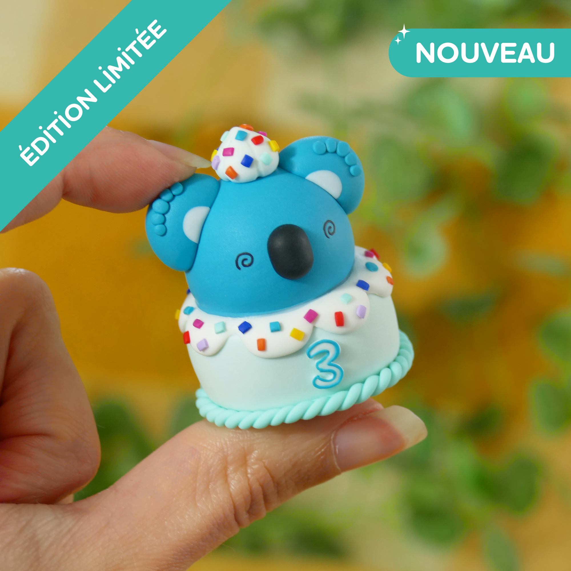 Création Fimo de Koggy spécial 3 ans