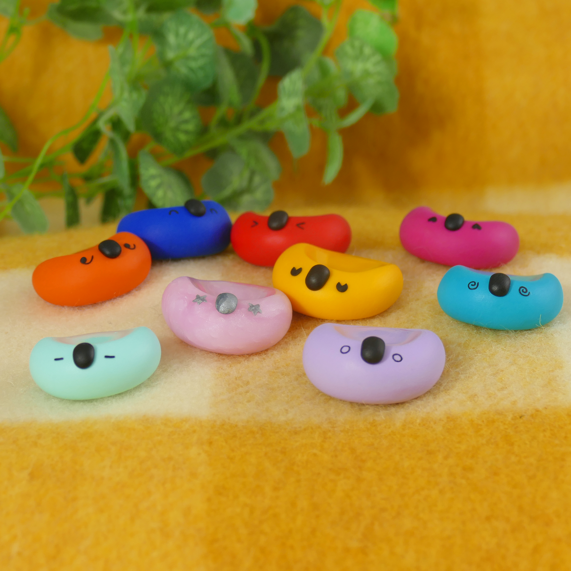 Pierres de relaxation Kokomojis en Fimo – Image 2