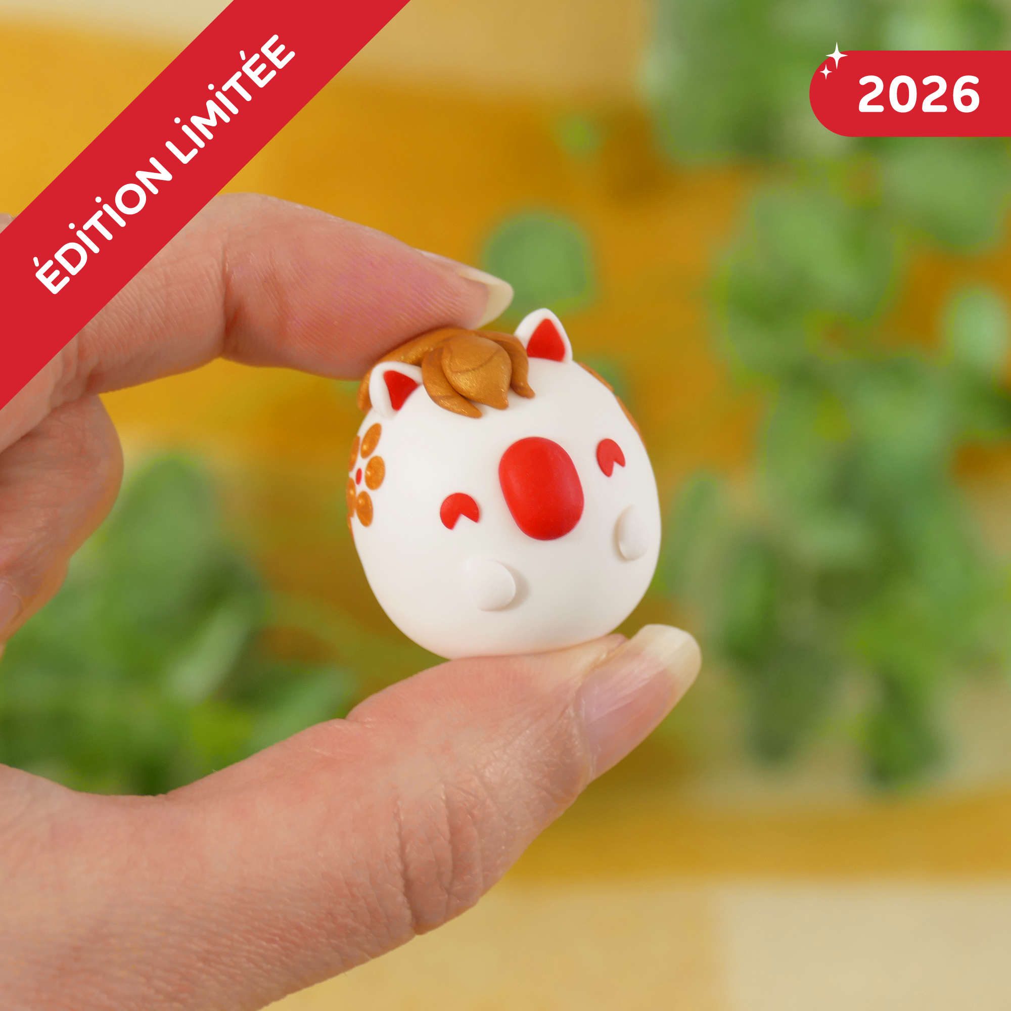 Création Fimo de Koko nouvel an Lunaire 2026