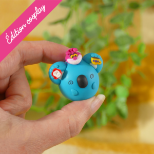 Création Fimo de Cheshire Koggy